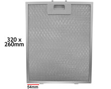 Teka Aluminium Metal Mesh Cooker Hood Grease Filter 320mm X 260mm 81471061 DE90