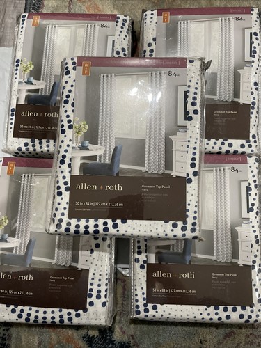 Allen roth 84 in - 84-in, navy
