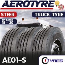 X3 315 70 22.5 AEROTYRE AE01-S HIGH MILEAGE 18PLY TRUCK,LORRY,HGV STEER TYRES