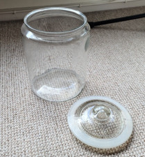 Glass biscotti jar - biscotti,
