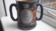 R.DOULTON COMMERATIVE  'LORD NELSON' STONEWARE 2 HANDLED JUG