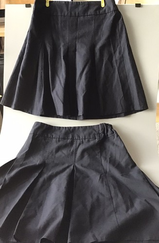 Girls blue school skirts - girls,