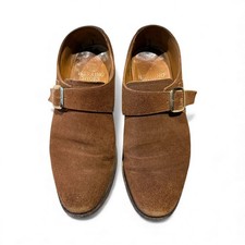 Herring Brown Suede Monk Strap