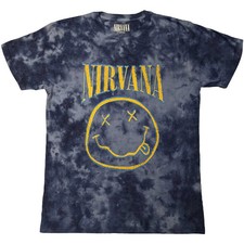 Nirvana T-Shirt: Smiley Blue