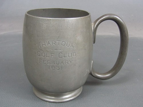 Pewter khartoum golf - golf, 1931