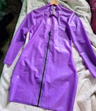 RUBBER LATEX PURPLE  DRESS