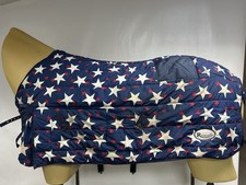 Used 6’0 Rhinegold 300g Stable Horse Rug (Bobbly Inside, Rusty Buckles) #B516