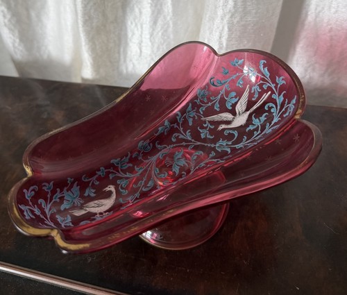 Victorian cranberry red glass - victorian,