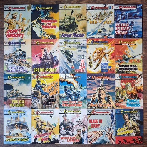 Commando comics job lot bundle - commando,