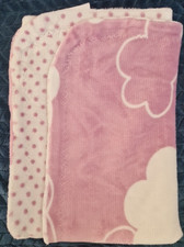 Pink Fleece Blanket Clouds