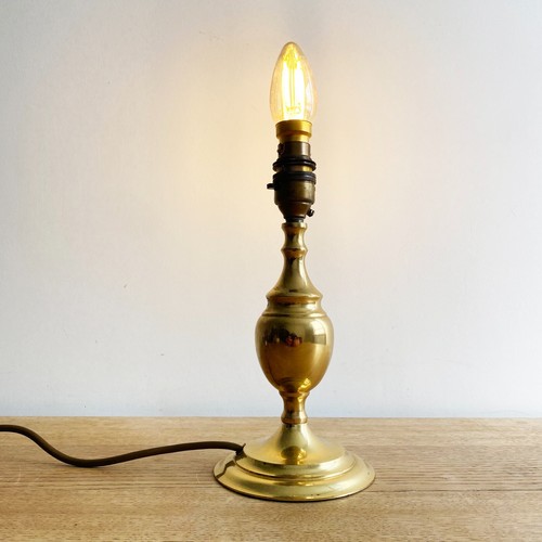 Vintage brass candlestick - vintage,