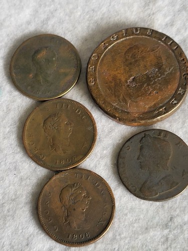 George 2nd and 3rd coins - george,