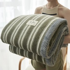 Knit Blanket Throw Soft