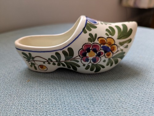 Delftware vintage clogg floral - delftware,