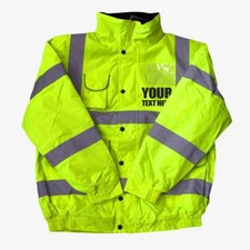 CUSTOM PRINTED Kids hi vis viz