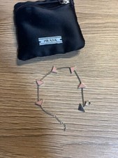 Prada Enamel Triangle station Bracelet