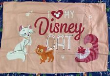 Disney I Love My Cat Pillow Case New Match Duvet Fabric Cheshire Aristocats