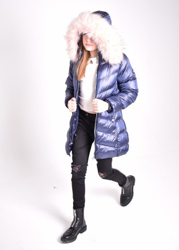 New girl shiny navy water - girl,