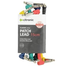 6x Guitar Patch Leads / Cables