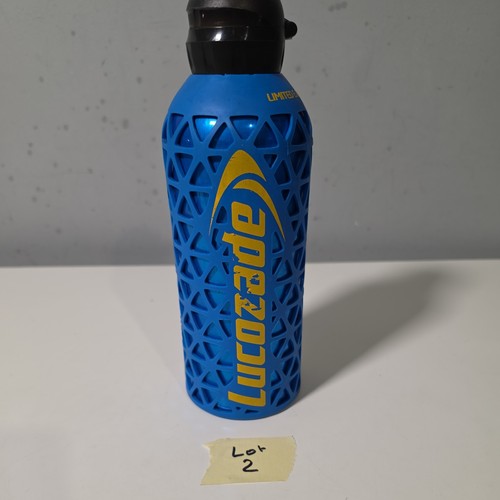 Lucozade blue water bottle - blue,