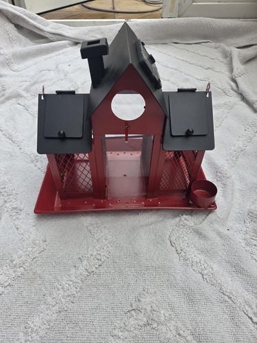 Solar metal bird - bird, feeder
