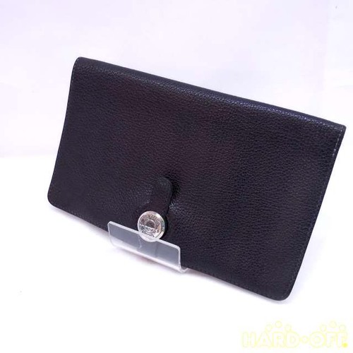 Hermes dogon long wallet black - long,
