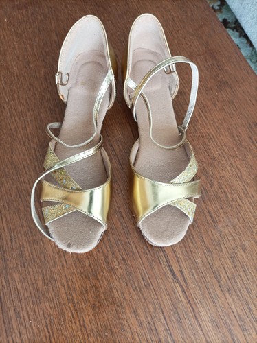 Lady dance shoes - lady's, gold
