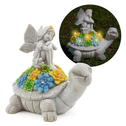 Fairy tortoise garden solar - fairy,