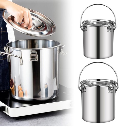 Stainless steel sealed bucket - sealed,