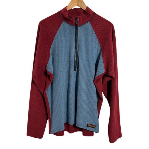 Melanzana mens grid fleece 2 - grid, 1/2
