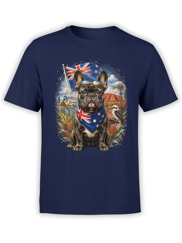 Aussie patriot french - french, bulldog