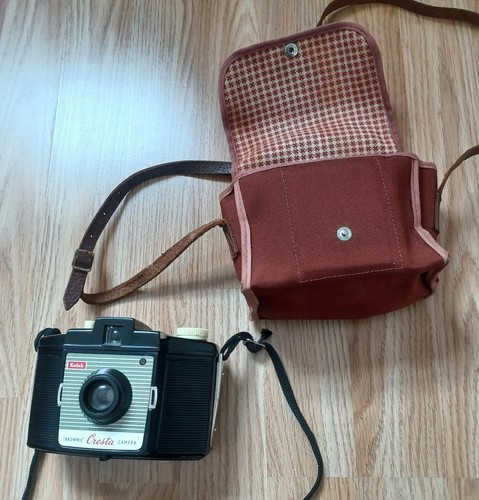 Vintage kodak brownie cresta - vintage,