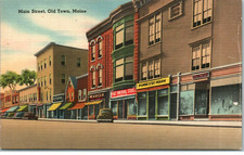 Main street old town maine - street,