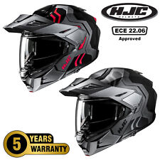 HJC I80 Flip Up Front Adventure Motorcycle Lightweight Dual Sport Helmet - Velly