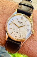 Rolex 1966 9k Gold Precision Gentleman’s.  Serviced, Stunning Vintage Watch.
