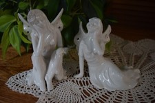 2 Beautiful White Ceramic
