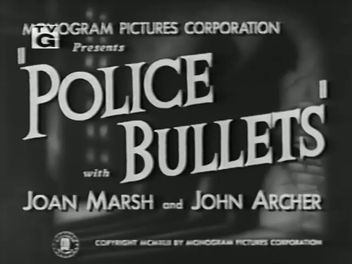 Police bullets stars - police, (1942)