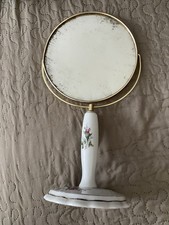 Porcelain Makeup Mirror With