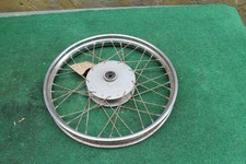 16756 Yamaha RT100 2T 90s Off Road Spoked Front Wheel 1.50 x 16 Silverseal 10/6