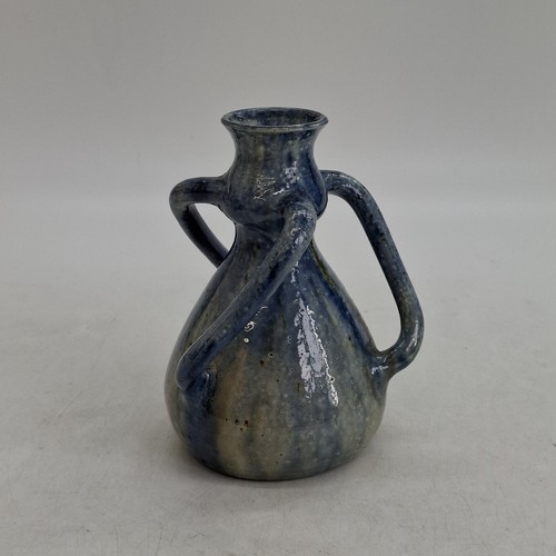 Art nouveau blue drip glaze - nouveau,