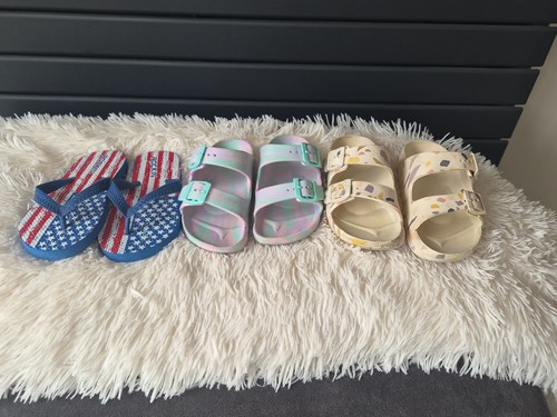Girls sliders flip flops size - flip-flops,