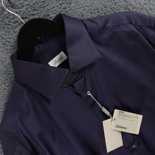 Brioni Shirt Mens 17.5 Navy