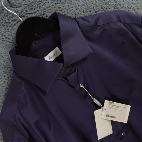 Brioni shirt mens navy - mens,