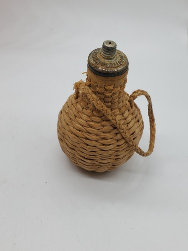 Wicker covered perfume bottle - perfume,