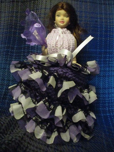 Hand knitted flamenco - hand,