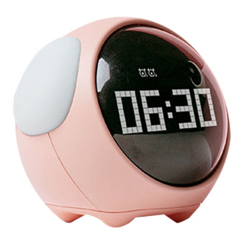 Pink expression clock cute dog - cute,