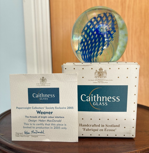 Caithness weaver glass - caithness, “weaver”
