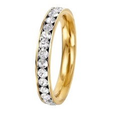 Stainless Steel Eternity White