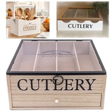 Wooden Cutlery Holders Utensil