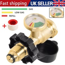 High Low Gas Pressure Gauge Level Indicator POL Propane LPG Bottle Cylinder QCC